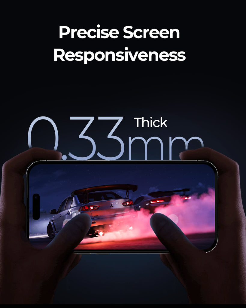 Aukey iPhone 15 Pro 6.1-inch Super Tough Corning Gorilla Glass Screen Protector (SP-GT20C)