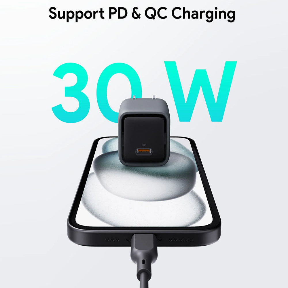 Aukey Comet 30W PD Wall Charger with GaN  Technology, US-Pin (PA-C1)
