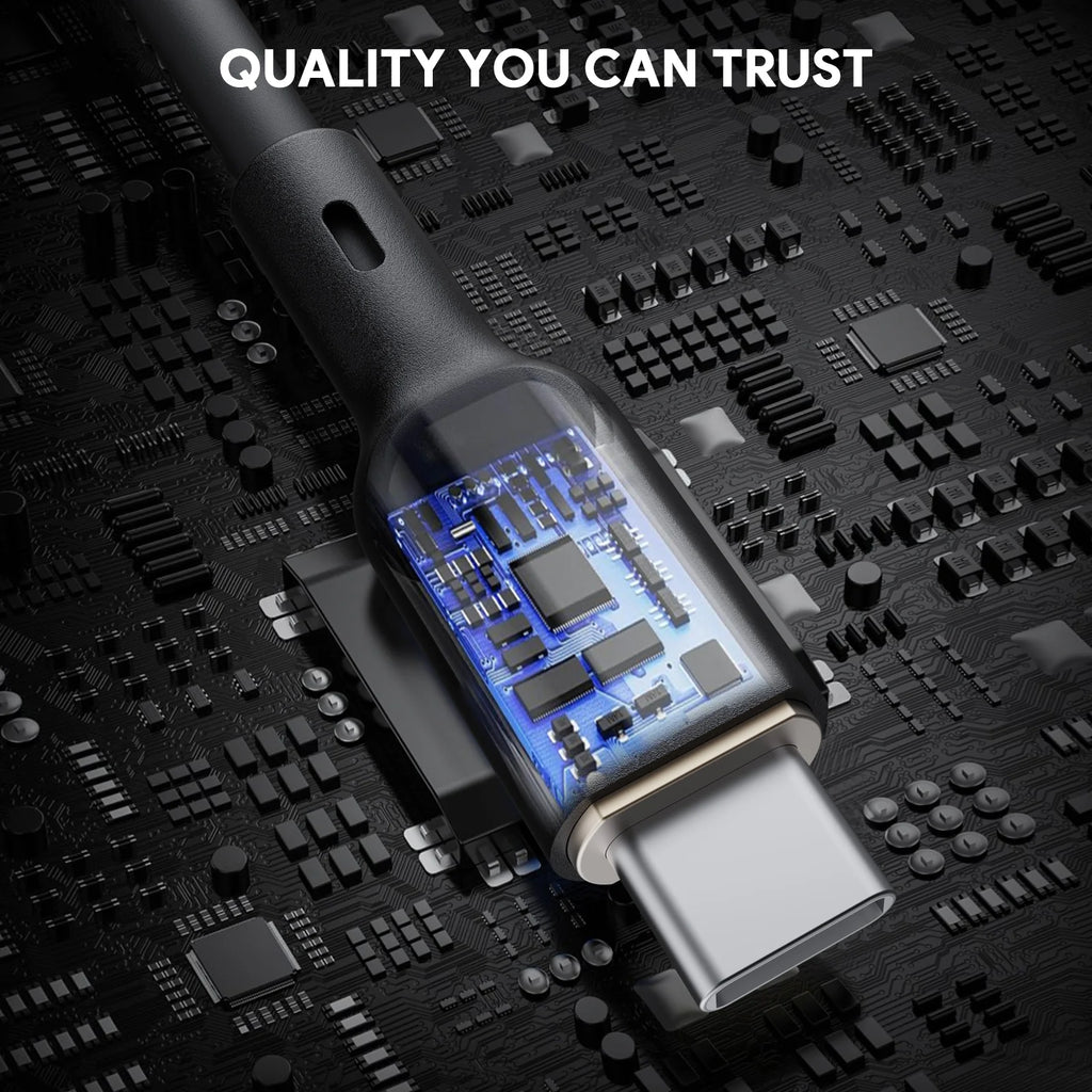 Aukey Circlet Blink 240W Silicone USB-C to USB-C Cable 1.8m (CB-SCC242)
