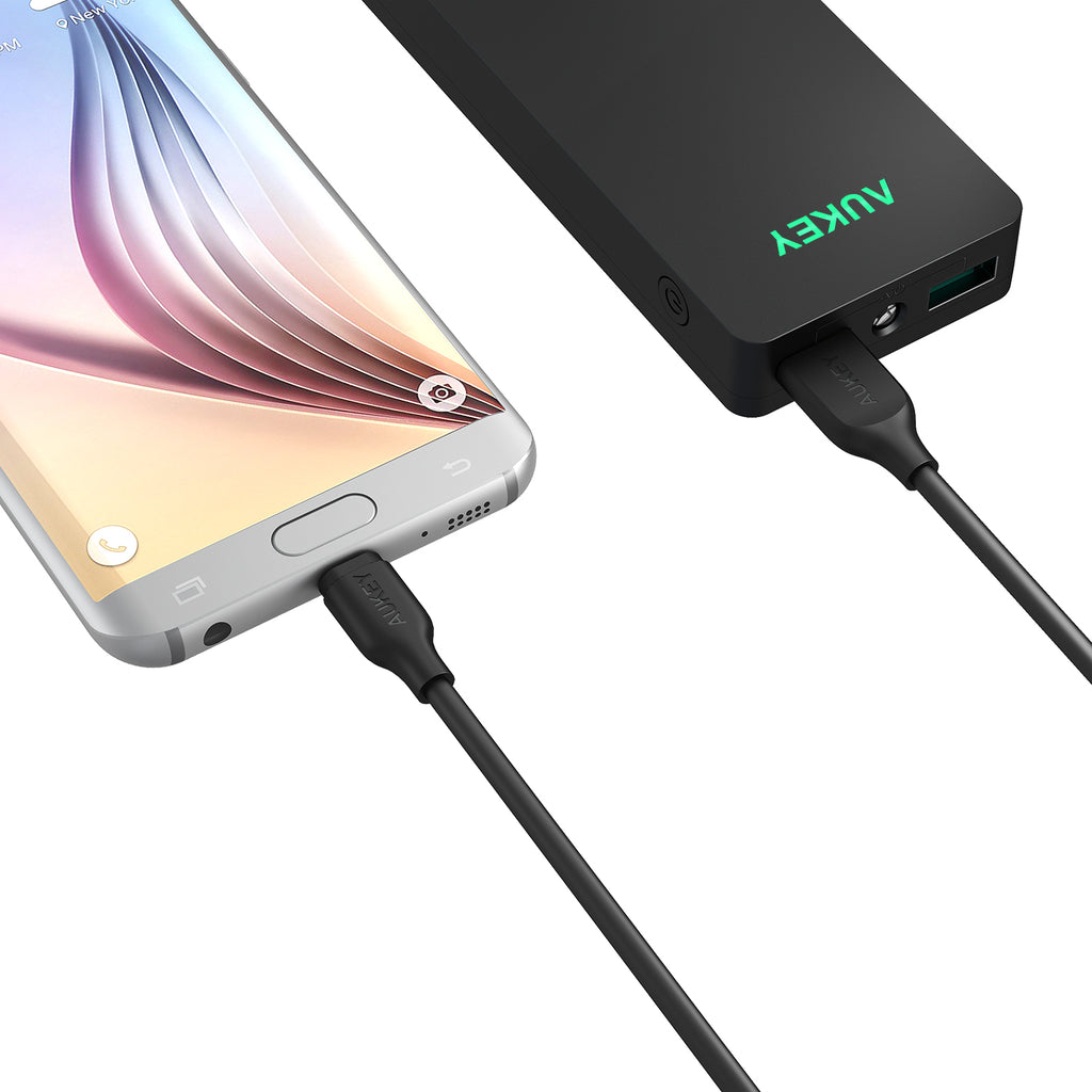 Aukey Gold-plated reinforced Qualcomm Quick Charge 2.0/3.0 Micro USB Cable 2M (CB-MD2)